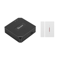SONOFF® RF Bridge WiFi 433 MHz Replacement Smart Home Automation Universal Switch Intelligent Domotica Wi Fi Remote RF Controller + DW1 433Mhz Door Window Sensor