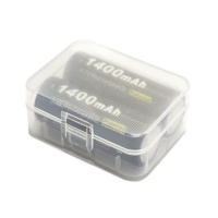 Soshine 2x 18500 Battery Transparent Hard Plastic Storage Case Cover