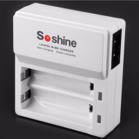 Soshine F7 14500 Aa 10440 Aaa 3.7V Ni Mh Quick Smart Rechargeable Battery Charger