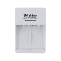 Soshine V1 9V Li ion Ni MH 2 Slot Rechargeable Battery Charger