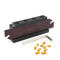 SPB32 3 32mm Cut Off Blade with 25mm Blade Holder and 10pcs ZQMX3N11 1E SP300 Inserts