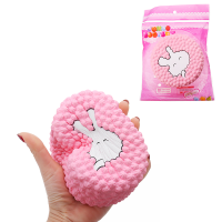Squishy Rabbit Cake Pink Soft Toy 12x5.5Cm Slow Rising With Packaging Collection Gift Soft Toy