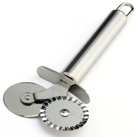 Stainless Steel Double Use Pizza Knife