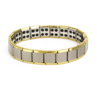 Stainless Steel Energy Health Healing Men Bracelet Jewelry