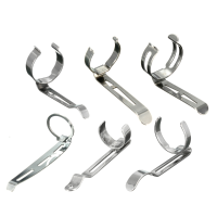 Stainless Steel Flashlight Belt Pocket Clip For Universal Torches