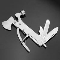 Stainless Steel Multifunctional Hammer Safety Hammer With Knife Plier Edc Tool