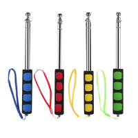 Stainless Steel Telescopic Portable Handhold Poles For Teaching Pointer Tour Guide Banner Flagstaff