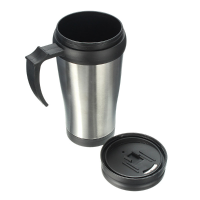 Stainless Steel Thermos Abs Mug Travel Car Coffee Tumbler Tea Cup