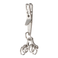 Stainless Steel Triangle Carabiner Edc Money Clip Keychian Tool