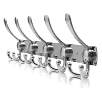 Stainless Steel Wall Hooks Door Mounted Hangers For Coat Hat Cloth Towel