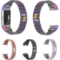 Stainless Steel Wrist Band Loop Strap Clasp For Fitbit Charge 2