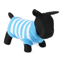 Stripe Pet Dog Knitted Breathable Sweater Outwear Apparel