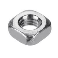 Suleve™ M3SN4 M3 304 Stainless Steel Square Nut Machine Screw Nuts 50Pcs