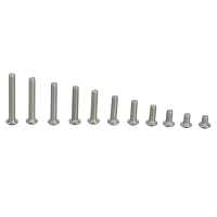 Suleve™ M3ss4 100pcs Metric M3 304 Stainless Steel A2 Button Head Hex Socket Cap Screw Bolt