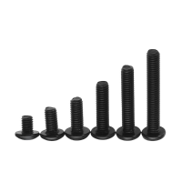 Suleve™ M4CH1 M4 Stainless Steel Allen Bolt 4 20mm Button Head Hex Socket Screws Metric 120pcs