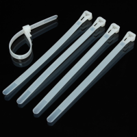Suleve™ Zt06 100pcs Releasable Nylon Cable Core Wire Zip Ties Strap Strips 150/200/300mm Length
