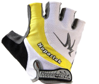 Summer Half Finger Yellow Bicycle Mountain Bike Riding Gloves