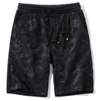 Summer Stylish Printing Fifth Board Shorts Men's Elastic Breathable Sandy Beach Shorts