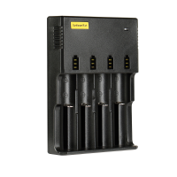 Sunflower Rich He4 Usb Port Rapid Smart Battery Charger For 18650 26650 Aa Aaa 4slots