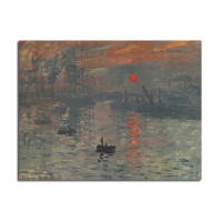 Sunrise Impression Poster Kraft Paper Wall Poster Diy Wall Art 18.5 Inch X 14 Inch
