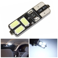 T10 168 194 W5w Wedge 6 Smd 5730 Led Canbus Error Free White Light Bulb