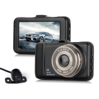T659 Dual Car Dvr Camera 1080p Full Hd 170 Degree Angle Driving Recording Car Detector