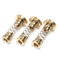 T8 Lead Screw Nut Adjustable 2mm/4mm/8mm Lead Nut Anti Backlash Spring Loaded Nut