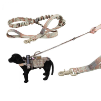 Tactical Multi Function Versatile Longer Training Dog Bungee Leash Hunting Military Nylon Rope
