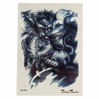 Tattoo Stickers Fire Kirin Designs Body Sticker Waterproof Temporary Fake Tattooing