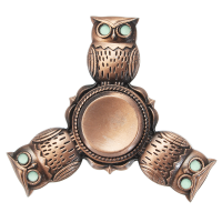Tri Spinner Owl Shape Rotating Fidget Hand Spinner Adhd Autism Reduce Stress Focus Attention Toys