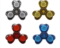Tri Spinner Sided Led Rotating Fidget Hand Spinner Adhd Autism Reduce Stress Focus Attention Toys