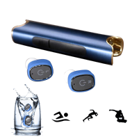 [Truly Wireless] S2 Portable 850mah Charger Box Power Bank Ipx7 Waterproof Csr4.2 Bluetooth Earphone