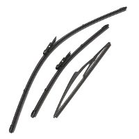 Two Front Wiper Blades & One Rear Wiper Blade For Nissan Qashqai 2007 2013