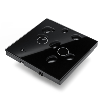 Type 120 Waterproof 2 Gang WiFi Smart Wall Touch Switch Panel APP Remote Control Light Switch
