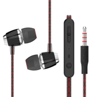 Uiisii U4 Universal 3.5Mm Plug Dynamic Driver Wired Control Earphone With Mic