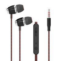 Uiisii U4 Wired In Ear Super Bass Wire Volume Control Earbuds With Microphone