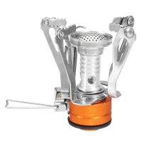 Ultralight Outdoor Camping Backpacking Stoves Portable Butane Burner With Piezo Ignition