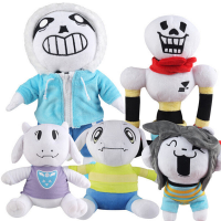 Undertale Plush Toy Stuffed Doll Sans Papyrus Temmie Toriel Asriel Kids Gift