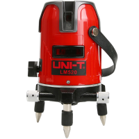 UNI T LM520 2 Lines Red Laser Level 360 Degree Self leveling Cross Laser Level 8 Times Brightness Touch Button