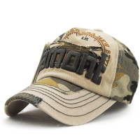 Unisex Embroidery Baseball Cap Camouflage Casual Outdoor Hip Hop Hat