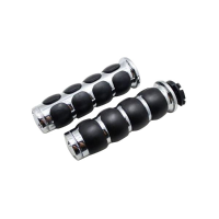 Universal 1 Inch Motorcycle Black Handlebar Hand Grips 114f