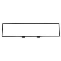 Universal 30cm Wide Flat Interior Clip On Rear View Clear Glass Mirror