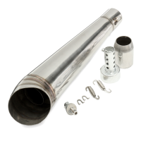 Universal 38 51mm Motorcycle Scooter Slip On Type Exhaust Muffler Silencer Pipe