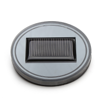 Universal Car Led Cup Mat Water Coaster Solar Power Energy Blue Light Interior Decoration