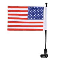 Universal Motorcycle Bike American USA Flag Flag Pole LuggagE Mount For Harley