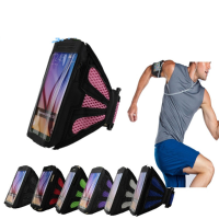 Universal Sports Arm Bag Mesh Breathable Running Armband For Under 5.7 Inches Smartphone