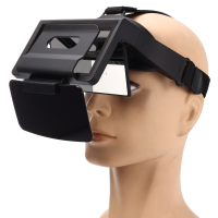 UPARTNER 3D AR VR Glasses Adjustable Helmet For 4.5 5.5 Inch Phone