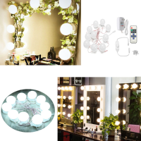 Us Plug 3.6M Hollywood 10bulbs Makeup Mirror Vanity Light Kit For Dressing Ac110 220v