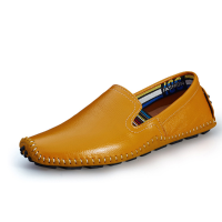 Us Size 6.5 11.5 Men Leather Casual Outdoor Soft Slip On Flat Loafers