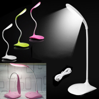 Usb Rechargeable Led Touch Sensor Table Desk Lamp Dimmable Reading Study Light